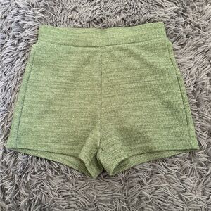 green shorts